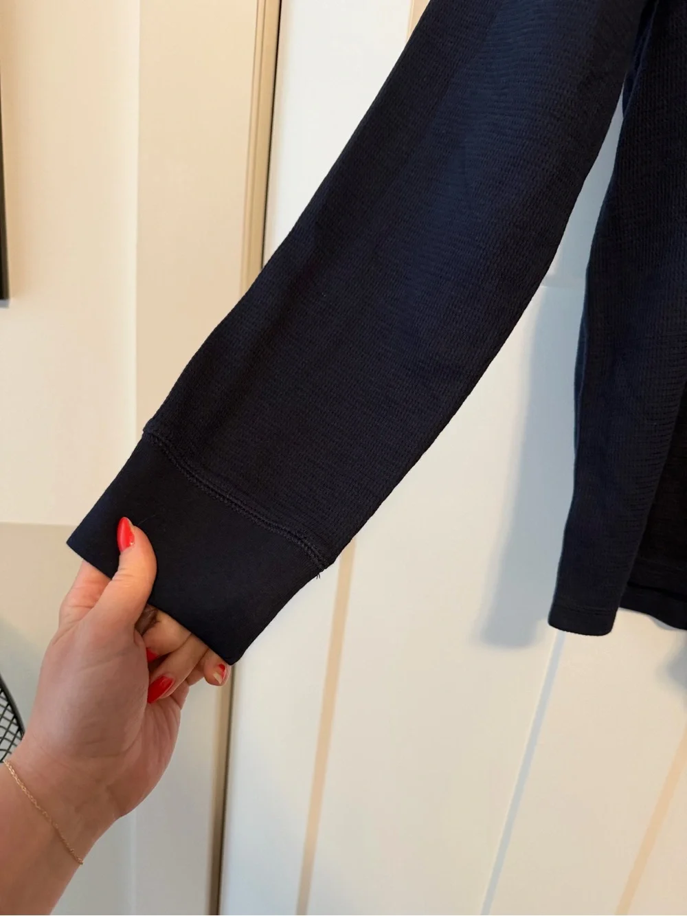 Polo by Ralph Lauren Long Sleeve Henley in Navy Blue